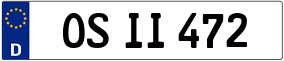 Truck License Plate